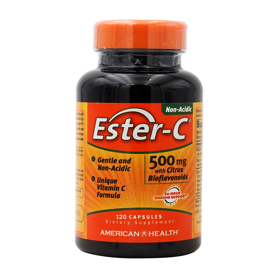 아메리칸헬스_에스터-C 500mg 위드 시트러스 바이오플라보노이드, 120캡슐