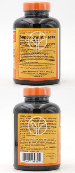 Ester-C 500mg（シトラスバイオフラボノイド配合）、240カプセル
