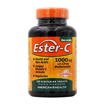 アメリカンヘルス エスターC 1000mg with シトラスバイオフラボノイド、120植物性タブレット