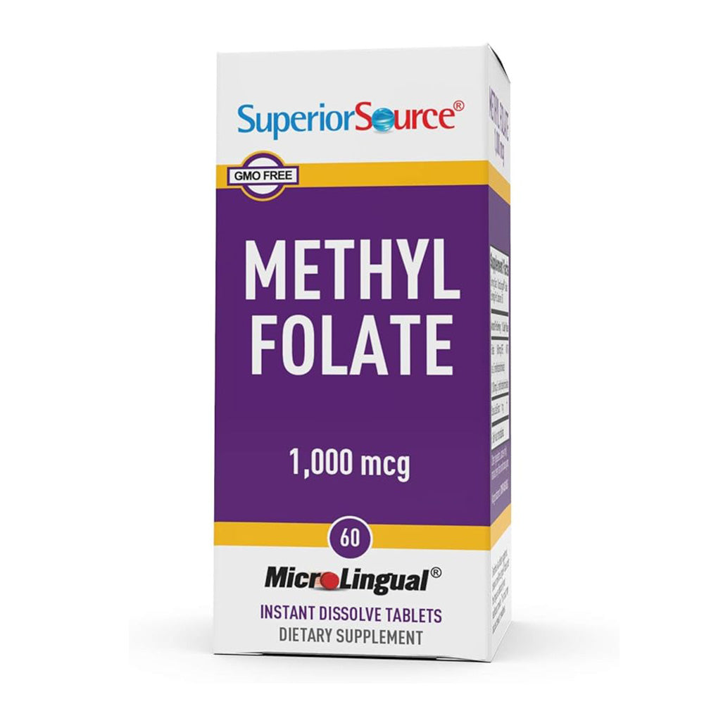 シュペリアーソース_メチル葉酸1000mcg、60即溶性タブレット