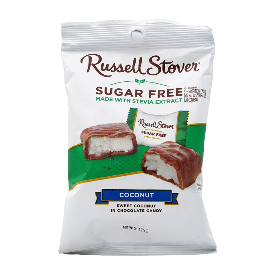 ラッセルストーバー_シュガーフリーチョコレートココナッツキャンディ、85g