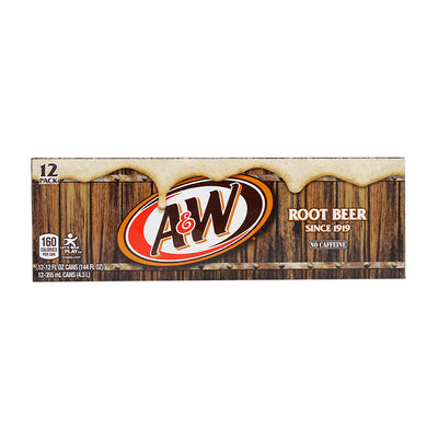 A&W_A&W ルートビア カフェインフリー, 12パック