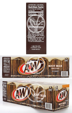 A&W_A&W ルートビア カフェインフリー, 12パック