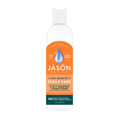 ジェイソン_アンチダンドラフ スカルプケア 2-in-1 シャンプー＆コンディショナー、355ml