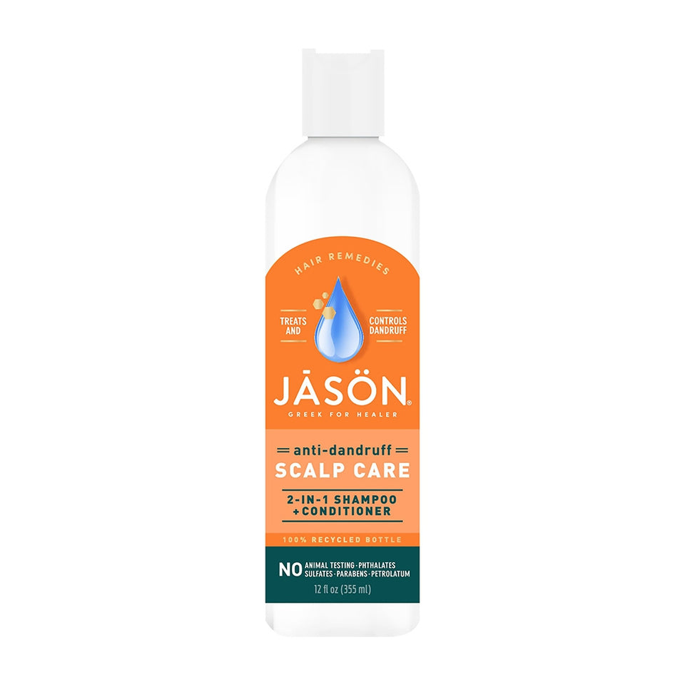 ジェイソン_アンチダンドラフ スカルプケア 2-in-1 シャンプー＆コンディショナー、355ml