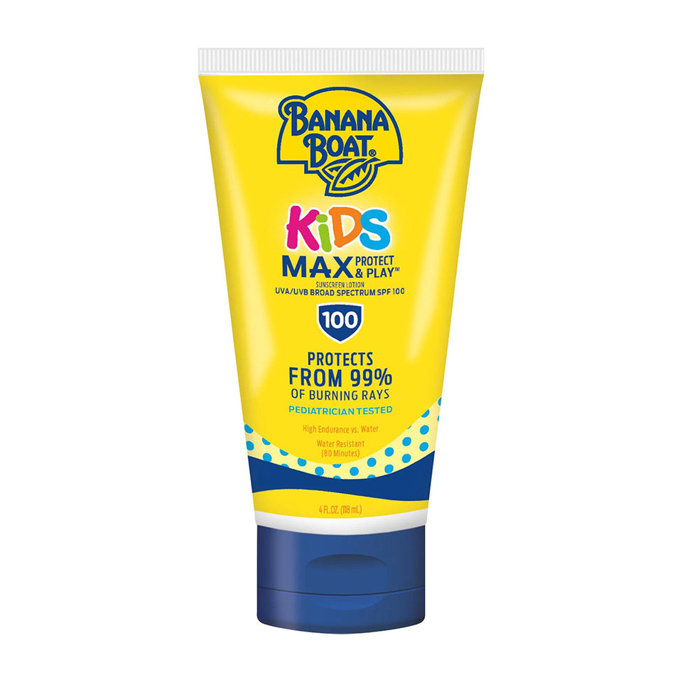 바나나보트_키즈 맥스 프로텍트&플레이 썬스크린 로션 SPF 100, 118ml