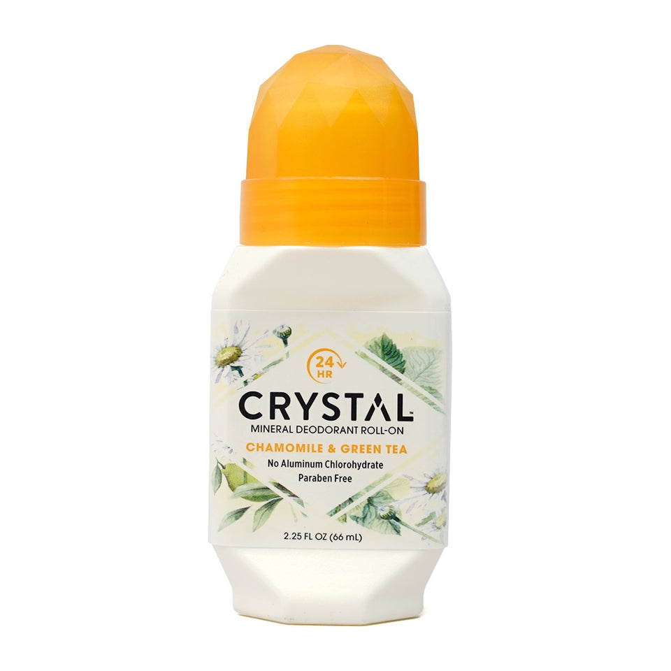 クリスタル_クリスタル エッセンス ミネラル デオドラント ロールオン カモミール＆グリーンティー, 66ml