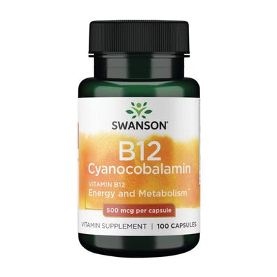 스완슨_비타민 B12 시아노코발라민 500mcg, 100캡슐