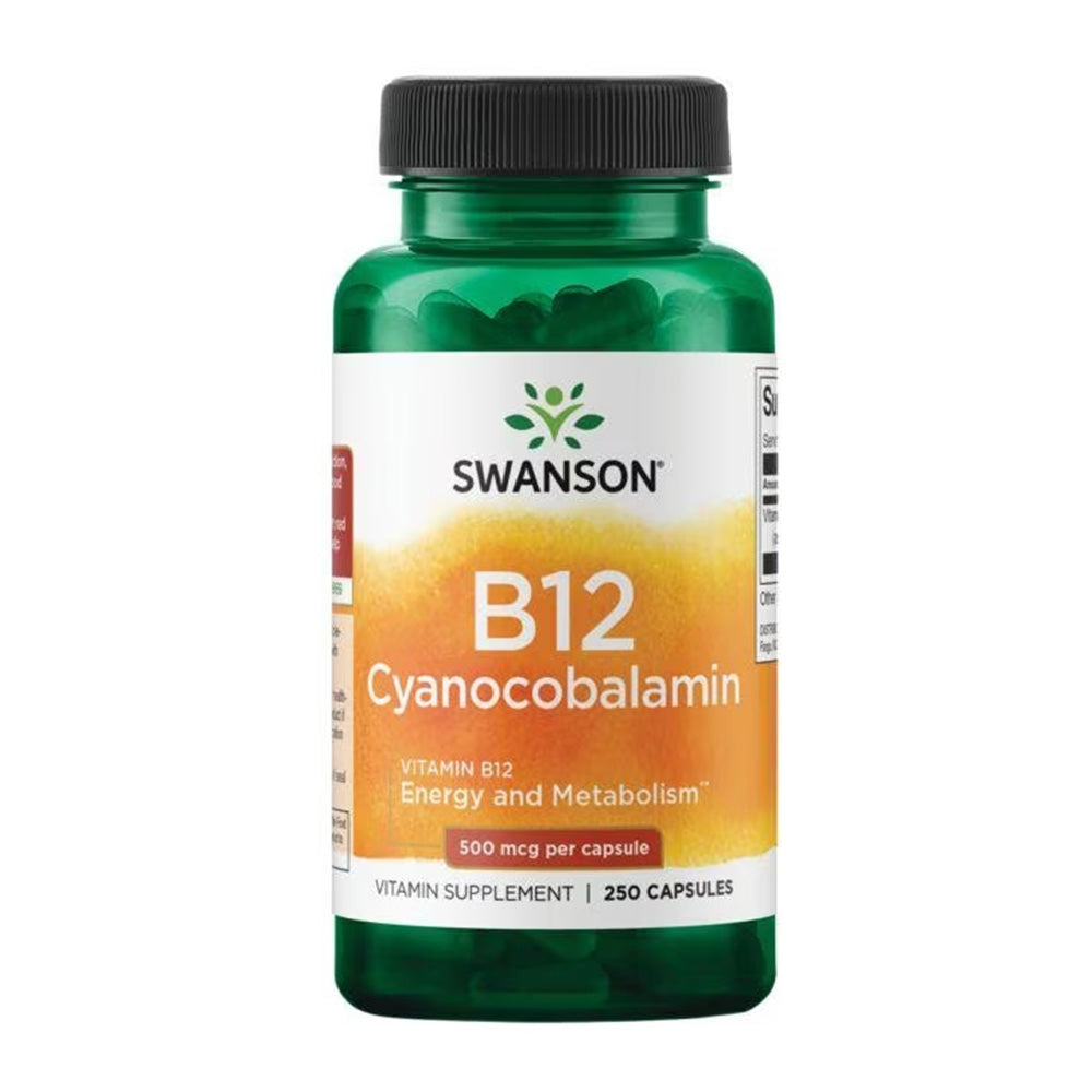 スワンソン_ビタミンB12 シアノコバラミン 500mcg、250カプセル