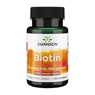 スワンソン_ビオチン 5000mcg、100カプセル