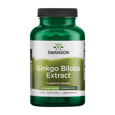 스완슨_징코 빌로바 추출물 60mg, 240캡슐