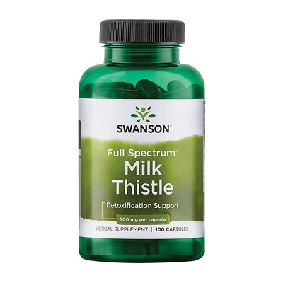 スワンソン_フルスペクトラムミルクシスル500mg、100カプセル