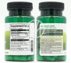 스완슨_인돌-3-카비놀 위드 레스베라트롤 200mg, 60캡슐