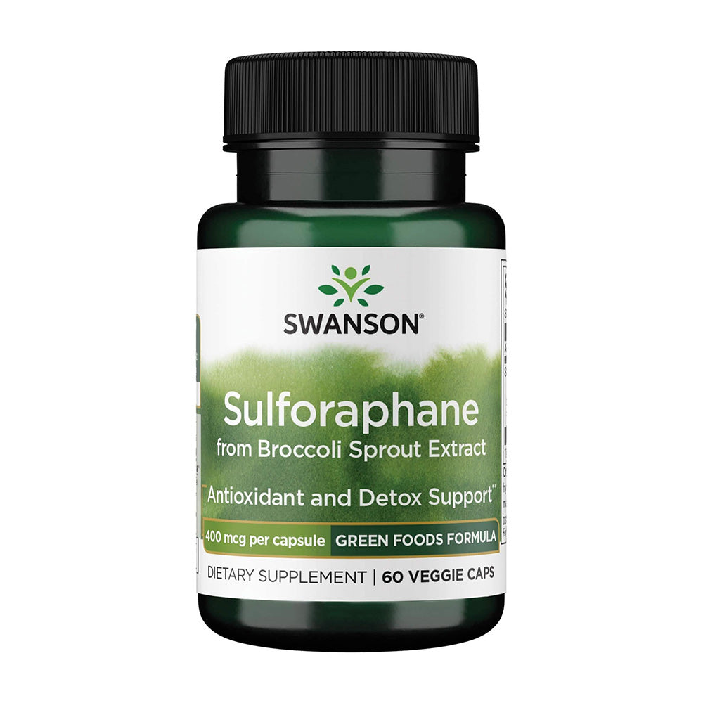 スワンソン_スルフォラファン ブロッコリー新芽エキス 400mcg、60粒 ベジカプセル