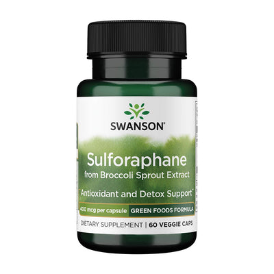 スワンソン_スルフォラファン ブロッコリー新芽エキス 400mcg、60粒 ベジカプセル