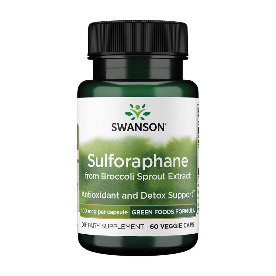 スワンソン_スルフォラファン ブロッコリー新芽エキス 400mcg、60粒 ベジカプセル