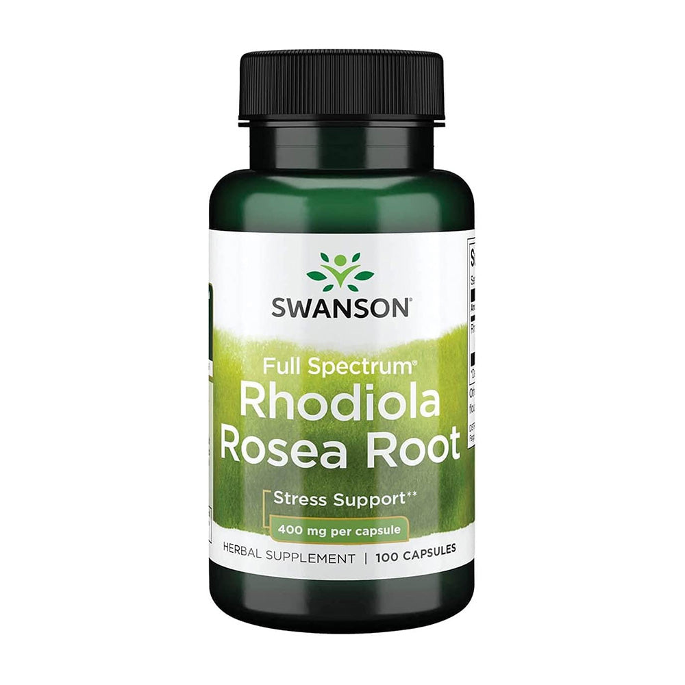 スワンソン_フルスペクトラム ロディオラ ロゼア根 400mg、100カプセル