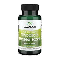 スワンソン_フルスペクトラム ロディオラ ロゼア根 400mg、100カプセル