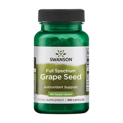 スワンソン_フルスペクトラム グレープシード 380mg、100カプセル