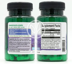 스완슨_징크 피콜리네이트 22mg, 60캡슐