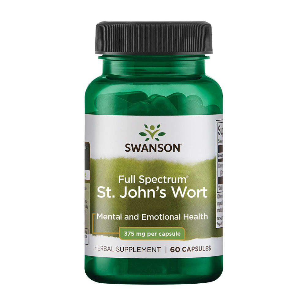 スワンソン_フルスペクトラム セントジョーンズワート 375mg、60カプセル