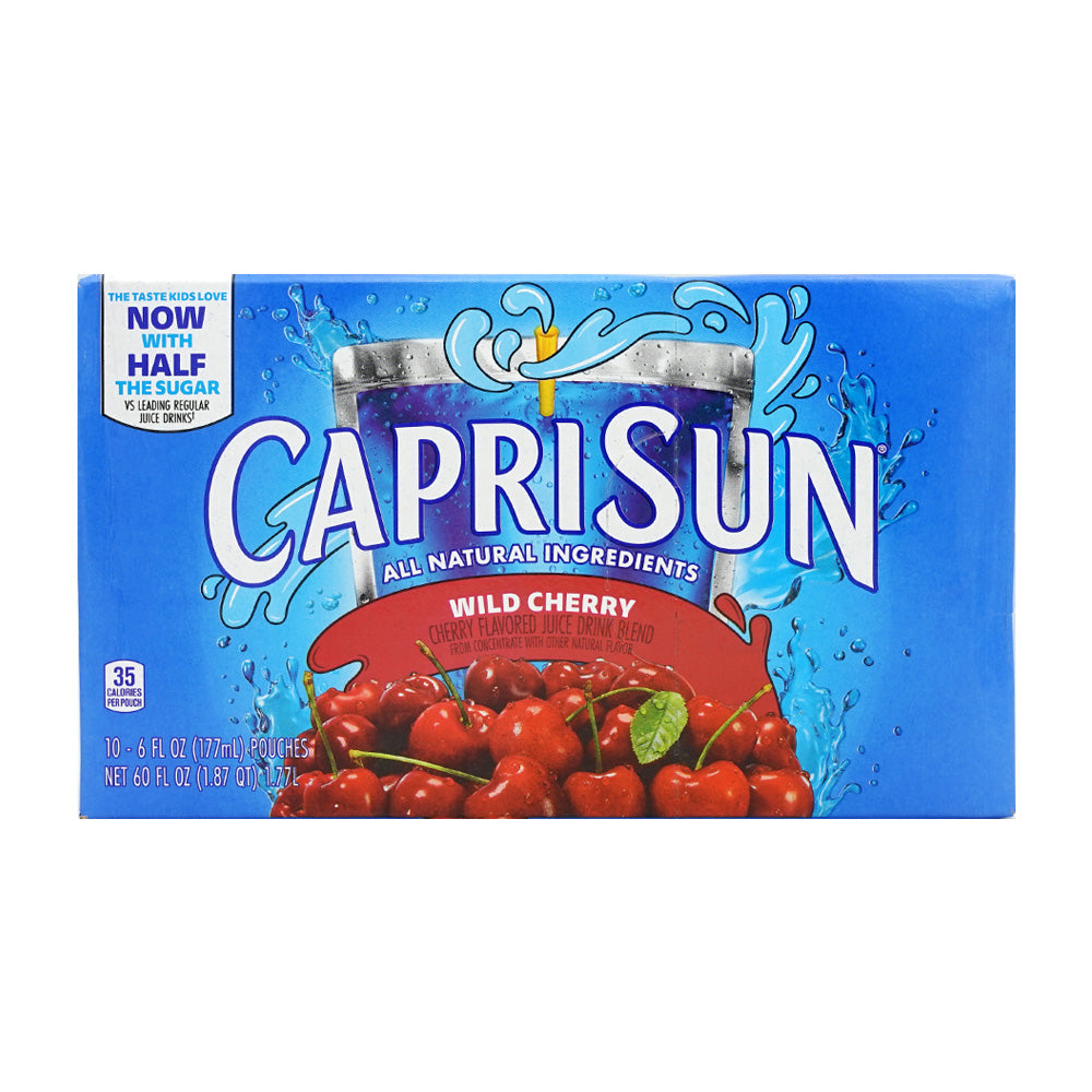 カプリサン_カプリサン ワイルドチェリー味ジュースドリンクブレンド、177ml * 10パウチ