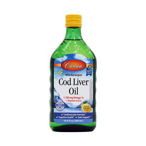 カールソンラボ_ノルウェー産タラ肝油レモン、500ml