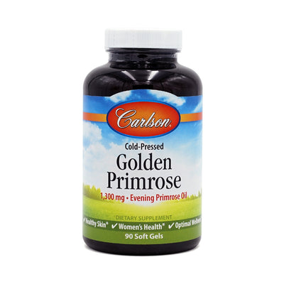 Carlson Labs 月見草オイル ガンマリノレン酸 1300mg, 90ソフトジェル