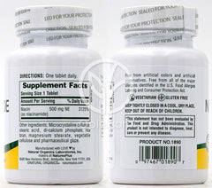 ネイチャーズプラス_ナイアシンアミド500mg、90タブレット