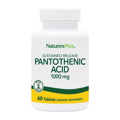 ネイチャーズプラス_サステインドリリース パントテン酸 1000mg、60タブレット