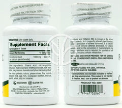 네이쳐스플러스_서스테인드 릴리즈 판토텐산 1000mg, 60타블렛