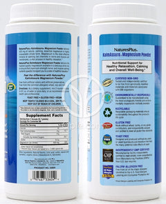 네이쳐스플러스_캄어슈어 마그네슘 파우더 420mg 리프레싱 내추럴 오렌지 맛, 522g