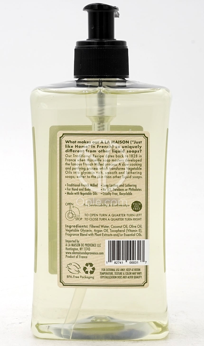 아라메종드프로방스_리퀴드 솝, 로즈마리 민트 500ml — 후면