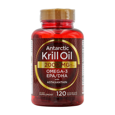 カーライルニュートリショナル_南極クリルオイル 2000mg（アスタキサンチン含有オメガ-3 EPA/DHA）、120ソフトジェル