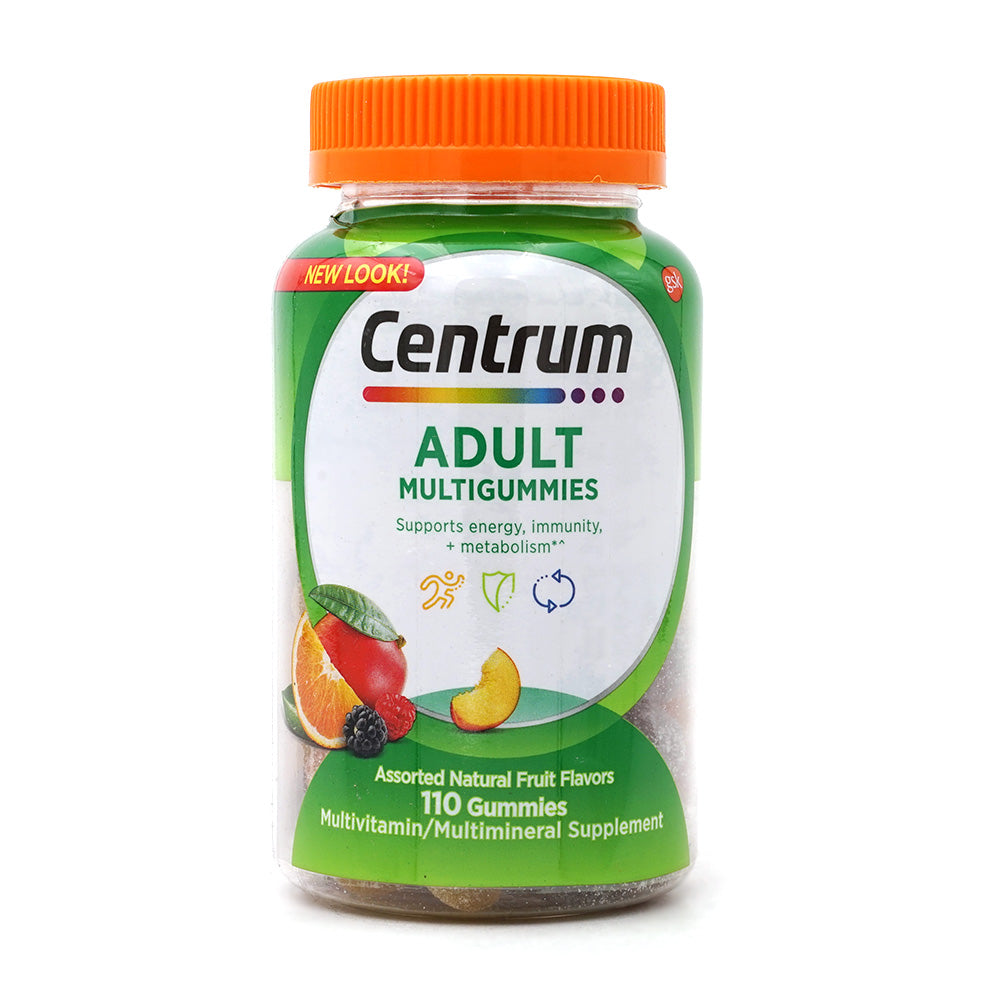 Centrum_Centrum Adult MultiGummies Assorted Natural Fruit Flavor, 110 Gummies