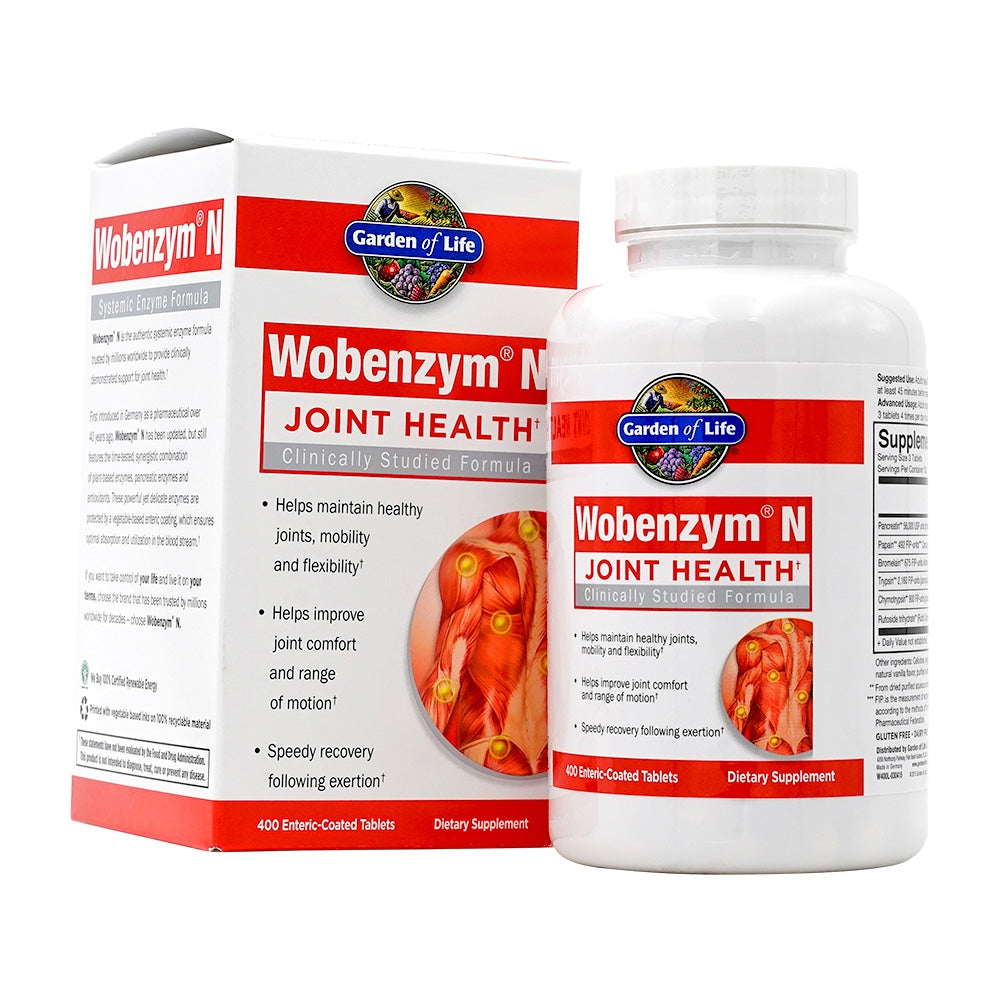 Wobenzym N ジョイントヘルス、腸溶錠400錠