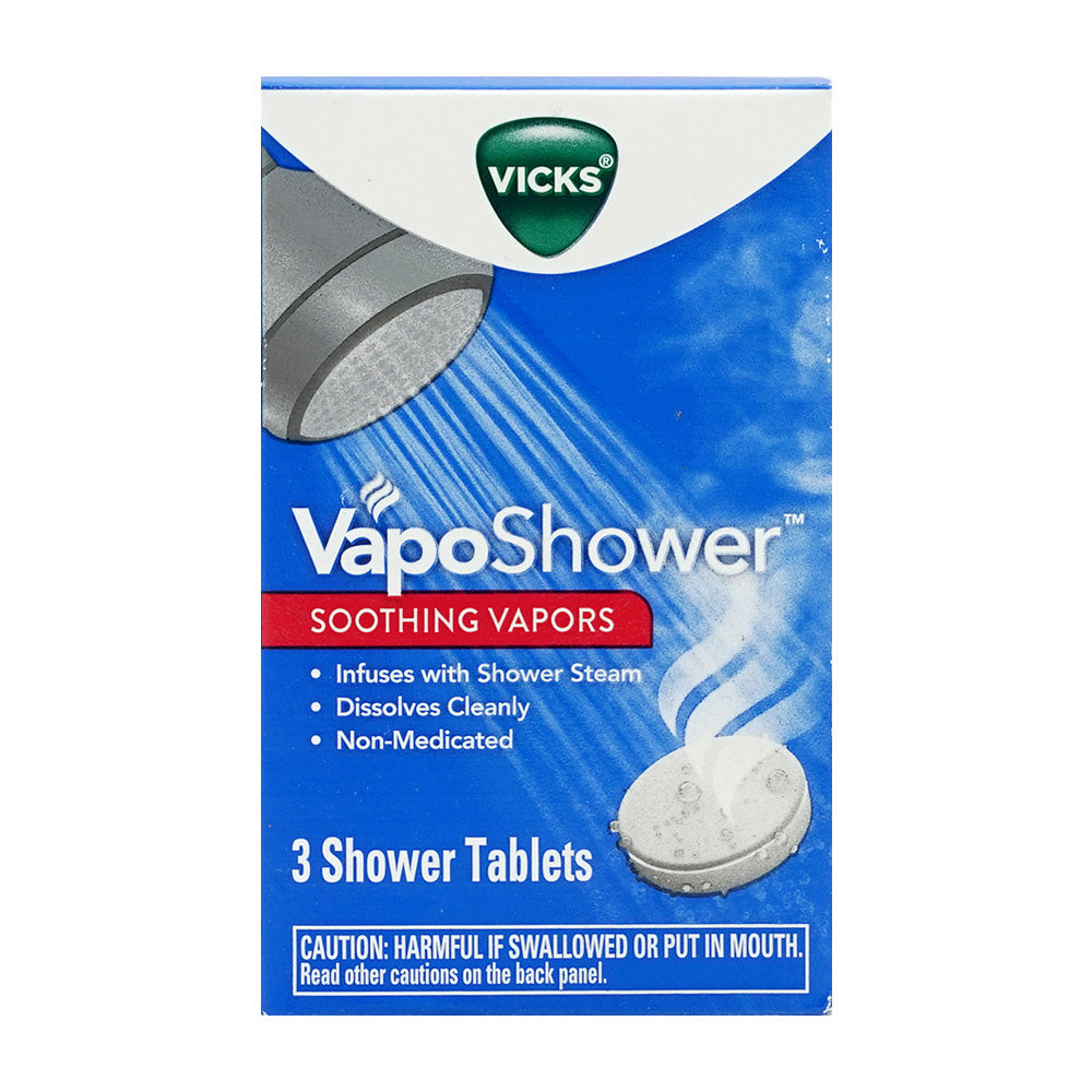 Vapo Shower スージングベーパー、シャワータブレット3錠
