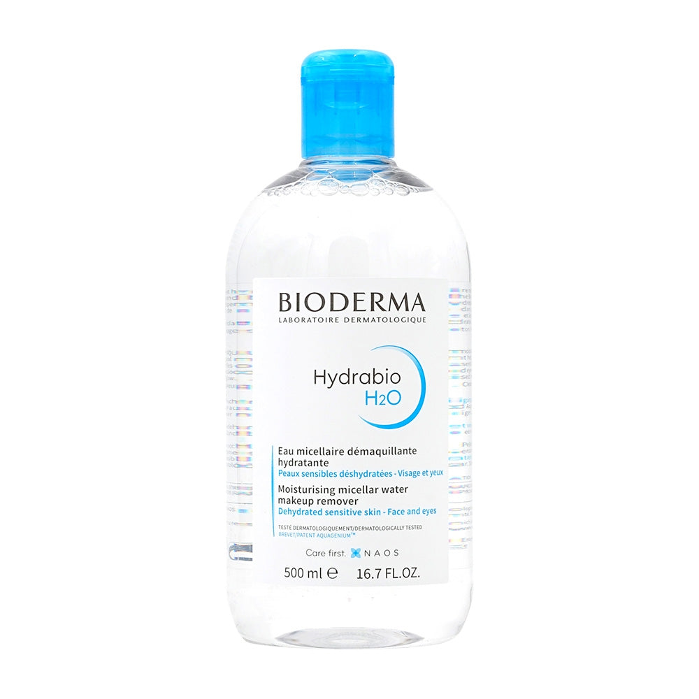 BIODERMA_イドラビオ エイチツーオー モイスチャライジング ミセラーウォータークレンジング、500ml