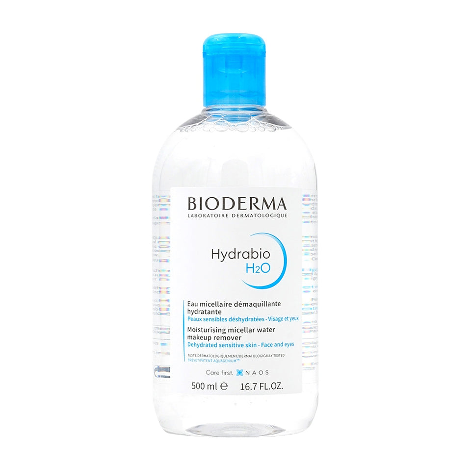 BIODERMA_イドラビオ エイチツーオー モイスチャライジング ミセラーウォータークレンジング、500ml