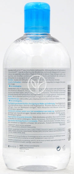 BIODERMA_イドラビオ エイチツーオー モイスチャライジング ミセラーウォータークレンジング、500ml