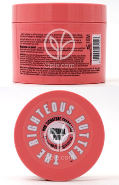 The Righteous Butter Body Butter Lotion Rose & Bergamot,  10.1 fl oz