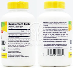 Healthy Origins_アルファリポ酸 600mg、150植物性カプセル