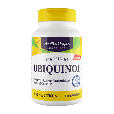 Healthy Origins_ナチュラル ユビキノール 50mg、60ソフトジェル