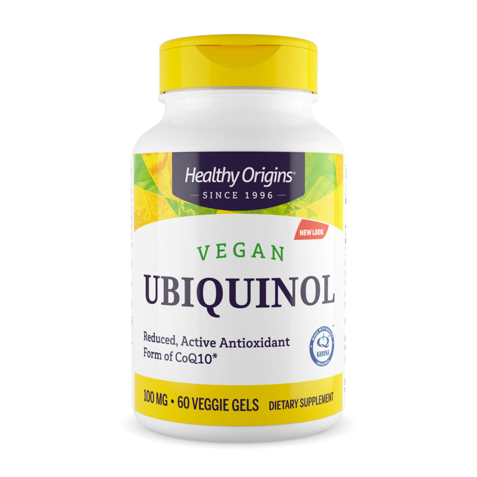ヘルシーオリジンズ_ビーガン ユビキノール 100mg、60ベジソフトジェル