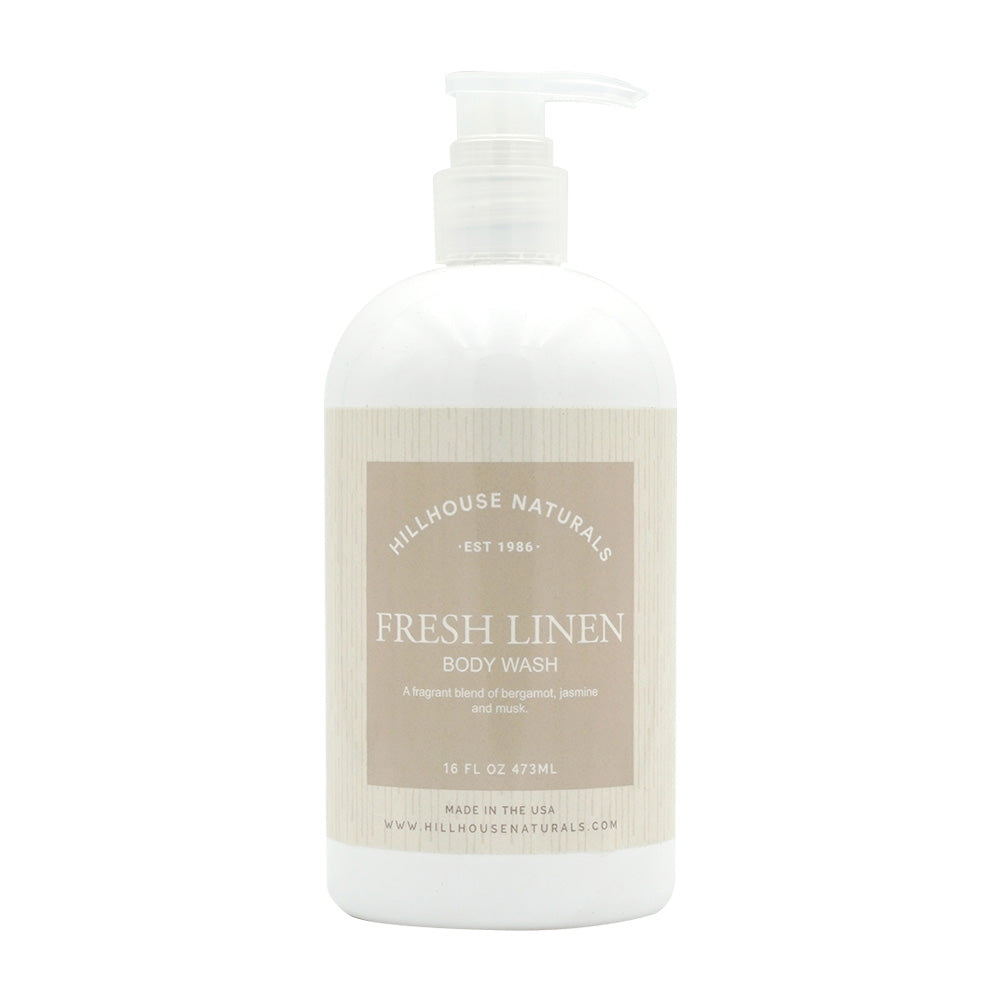 Hill House Naturals_フレッシュリネンボディウォッシュ、473ml