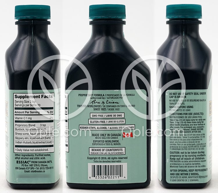 エシアンハーブエキス 300ml — 후면