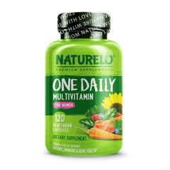 Naturelo_ワンデイリーマルチビタミンフォーウーマン、120植物性カプセル