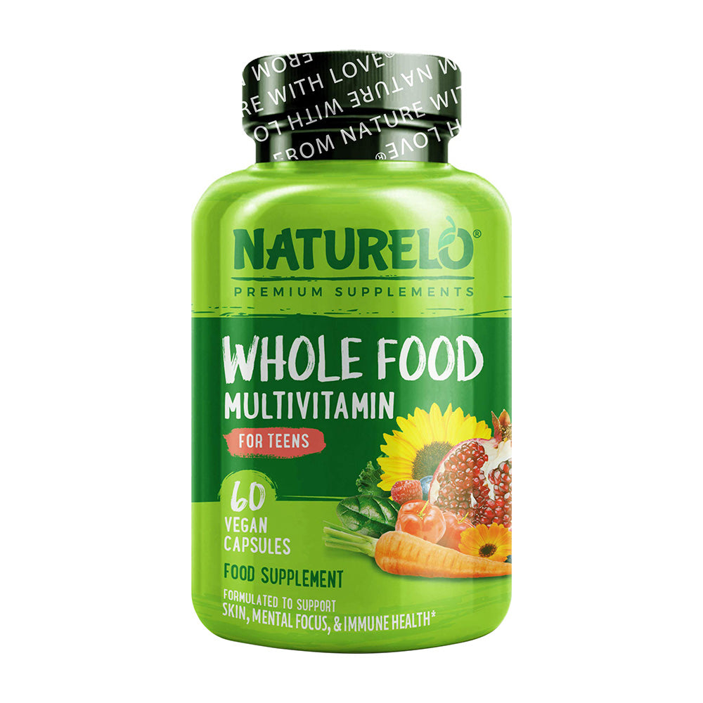Naturelo_ホールフード マルチビタミン フォー ティーンズ、60粒 ベジカプセル