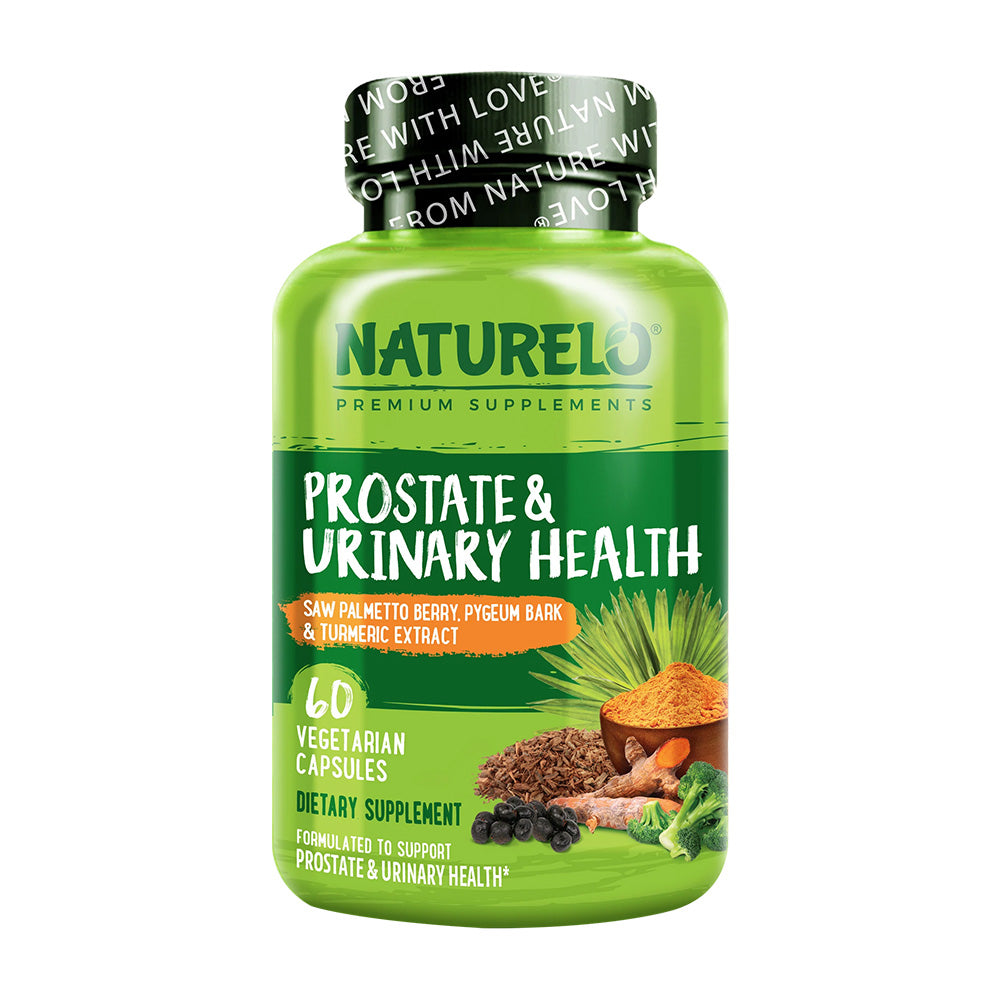 Naturelo 前立腺&尿路健康, 60 植物性カプセル
