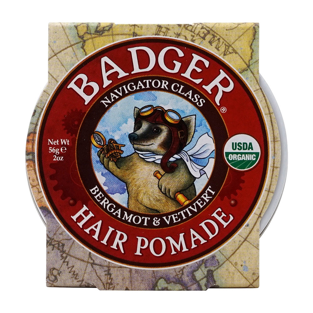 ヘアポマード、ベルガモット＆ベチバー 2oz